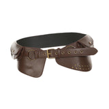 Maxbell Women Wide Belt Cosplay Belt Casual Decorative for Ladies Studded Belt Women