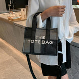 Maxbell Women Canvas Tote Bag Accessories Purse Handbag for Party Favors Lady Dating Black and Small