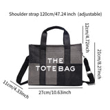 Maxbell Women Canvas Tote Bag Accessories Purse Handbag for Party Favors Lady Dating Black and Small