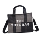 Maxbell Women Canvas Tote Bag Accessories Purse Handbag for Party Favors Lady Dating Black and Small
