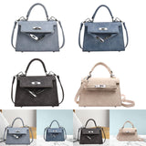 Maxbell Women Top Handle Satchel Fashion Portable Top Handle Bag Small Crossbody Bag Light Blue