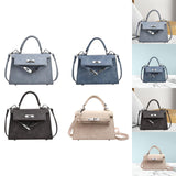 Maxbell Women Top Handle Satchel Fashion Portable Top Handle Bag Small Crossbody Bag Light Blue