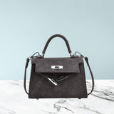 Maxbell Women Top Handle Satchel Fashion Portable Top Handle Bag Small Crossbody Bag Black