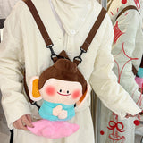 Maxbell Plush Backpack Stuffed Backpack Lightweight Handbag for Outdoor Party Street