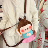 Maxbell Plush Backpack Stuffed Backpack Lightweight Handbag for Outdoor Party Street