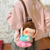 Maxbell Plush Backpack Stuffed Backpack Lightweight Handbag for Outdoor Party Street