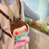 Maxbell Plush Backpack Stuffed Backpack Lightweight Handbag for Outdoor Party Street