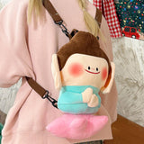 Maxbell Plush Backpack Stuffed Backpack Lightweight Handbag for Outdoor Party Street