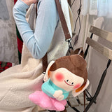 Maxbell Plush Backpack Stuffed Backpack Lightweight Handbag for Outdoor Party Street