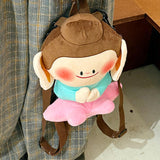 Maxbell Plush Backpack Stuffed Backpack Lightweight Handbag for Outdoor Party Street