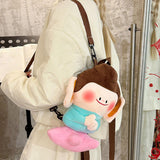 Maxbell Plush Backpack Stuffed Backpack Lightweight Handbag for Outdoor Party Street