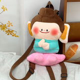 Maxbell Plush Backpack Stuffed Backpack Lightweight Handbag for Outdoor Party Street