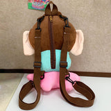 Maxbell Plush Backpack Stuffed Backpack Lightweight Handbag for Outdoor Party Street