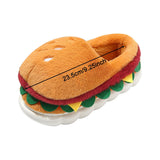 Maxbell Hamburger Winter Warm Slippers Home Shoes for New Year Apartment Living Room EU Size 36 to 37