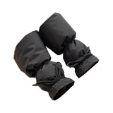 Maxbell Women Winter Padded Puffer Leg Warmers Warm Lightweight Thickened Leg Covers Black