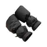 Maxbell Women Winter Padded Puffer Leg Warmers Warm Lightweight Thickened Leg Covers Black