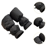 Maxbell Women Winter Padded Puffer Leg Warmers Warm Lightweight Thickened Leg Covers Black