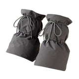 Maxbell Women Winter Padded Puffer Leg Warmers Warm Lightweight Thickened Leg Covers Gray