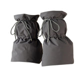 Maxbell Women Winter Padded Puffer Leg Warmers Warm Lightweight Thickened Leg Covers Gray