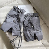 Maxbell Women Winter Padded Puffer Leg Warmers Warm Lightweight Thickened Leg Covers Gray