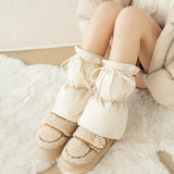 Maxbell Women Winter Padded Puffer Leg Warmers Warm Lightweight Thickened Leg Covers White