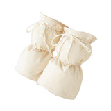 Maxbell Women Winter Padded Puffer Leg Warmers Warm Lightweight Thickened Leg Covers White