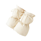 Maxbell Women Winter Padded Puffer Leg Warmers Warm Lightweight Thickened Leg Covers White