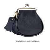 Maxbell Small Wallet for Women PU Leather for Party Business Trip Outdoor Activities Black