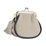 Maxbell Small Wallet for Women PU Leather for Party Business Trip Outdoor Activities Gray