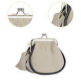 Maxbell Small Wallet for Women PU Leather for Party Business Trip Outdoor Activities Gray