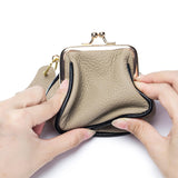 Maxbell Small Wallet for Women PU Leather for Party Business Trip Outdoor Activities Gray