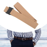 Maxbell Elastic Waist Belt Gift Comfortable Elastic Band for Street Dating Commuting Khaki