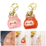 Maxbell Keychain Pendant Hanging DIY Key Chain Holder for Party Favor Handbag Adults Pink