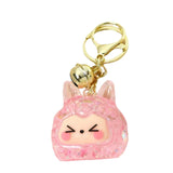 Maxbell Keychain Pendant Hanging DIY Key Chain Holder for Party Favor Handbag Adults Pink