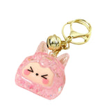 Maxbell Keychain Pendant Hanging DIY Key Chain Holder for Party Favor Handbag Adults Pink