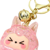Maxbell Keychain Pendant Hanging DIY Key Chain Holder for Party Favor Handbag Adults Pink