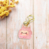 Maxbell Keychain Pendant Hanging DIY Key Chain Holder for Party Favor Handbag Adults Pink