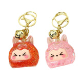 Maxbell Keychain Pendant Hanging DIY Key Chain Holder for Party Favor Handbag Adults Pink