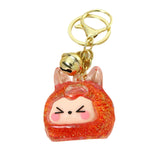 Maxbell Keychain Pendant Hanging DIY Key Chain Holder for Party Favor Handbag Adults Red
