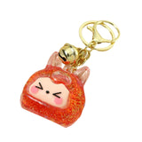Maxbell Keychain Pendant Hanging DIY Key Chain Holder for Party Favor Handbag Adults Red