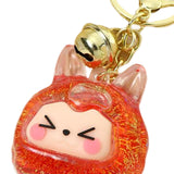 Maxbell Keychain Pendant Hanging DIY Key Chain Holder for Party Favor Handbag Adults Red
