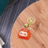 Maxbell Keychain Pendant Hanging DIY Key Chain Holder for Party Favor Handbag Adults Red
