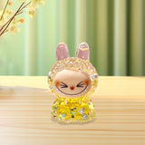 Maxbell Labubu Action Figure Glow in The Dark Cartoon Home Decoration Monster Figure