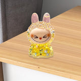 Maxbell Labubu Action Figure Glow in The Dark Cartoon Home Decoration Monster Figure