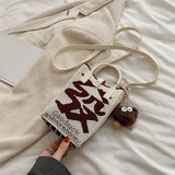 Maxbell Women Crochet Phone Bag Stylish Knit Bag Purse for Beach Party Birthday Gift