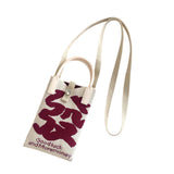 Maxbell Women Crochet Phone Bag Stylish Knit Bag Purse for Beach Party Birthday Gift