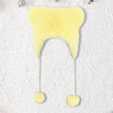 Maxbell Kids Winter Hat Trendy Animal Ears Hat Portable Soft Beanie for Cold Weather Yellow