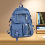 Maxbell School Backpack Large Capacity Laptop Backpack for College Travel Boys Girls Blue