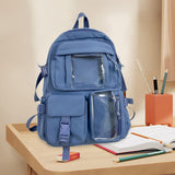 Maxbell School Backpack Large Capacity Laptop Backpack for College Travel Boys Girls Blue