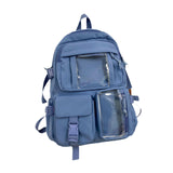 Maxbell School Backpack Large Capacity Laptop Backpack for College Travel Boys Girls Blue